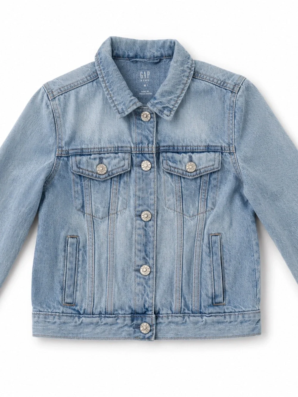 GAP Kids Girls Light Blue Denim Jacket size M
